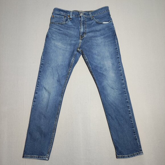 Levi's 512 jeans men's size (W32/L30) W31/L29 medium washed ink blue colour - Picture 1 of 14